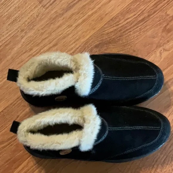 Easy Spirit Black Leather Suede Booties - Picture 5 of 5